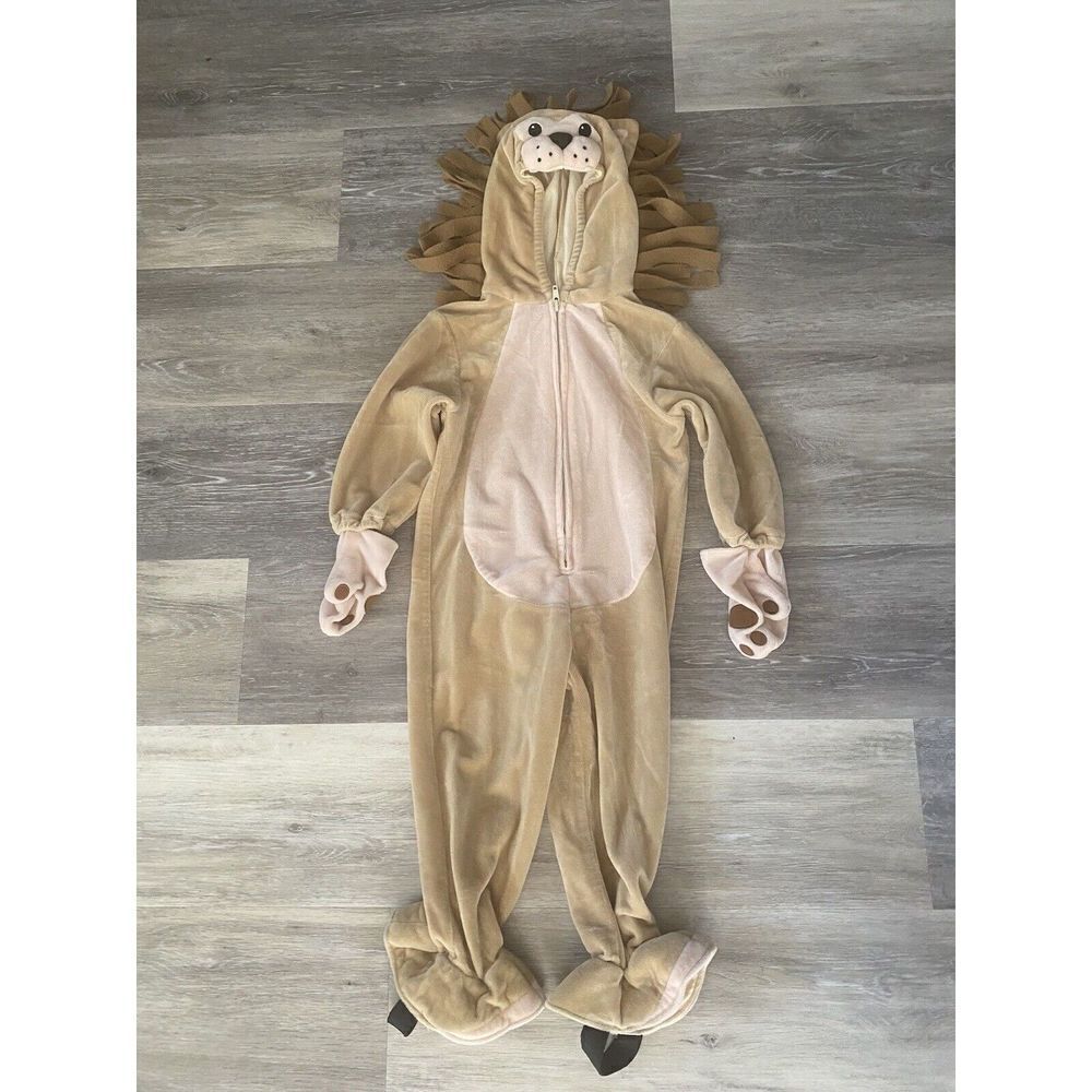 Miniwear Lion Halloween Costume One Piece jumpsuit W/ Hood Infant 24 Months